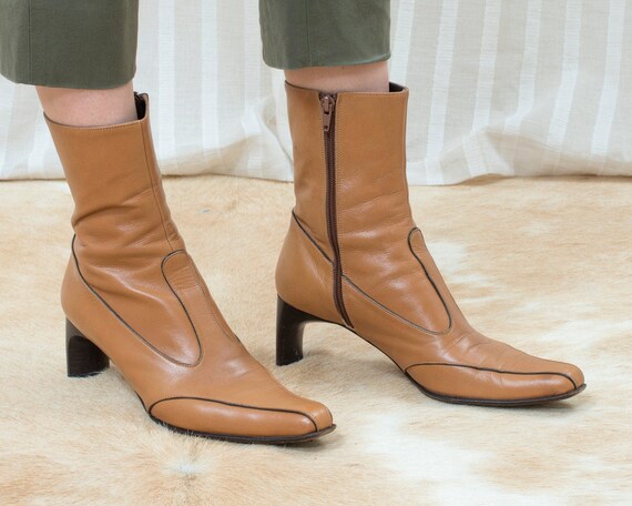 70s style booties