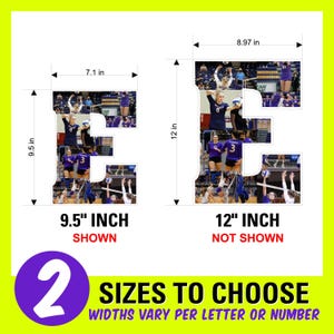 Personalized Freestanding Football Photo Collage Letter, Football Player Gift, Football Keepsake, Football Coach Gift, 3D Photo Letter image 2
