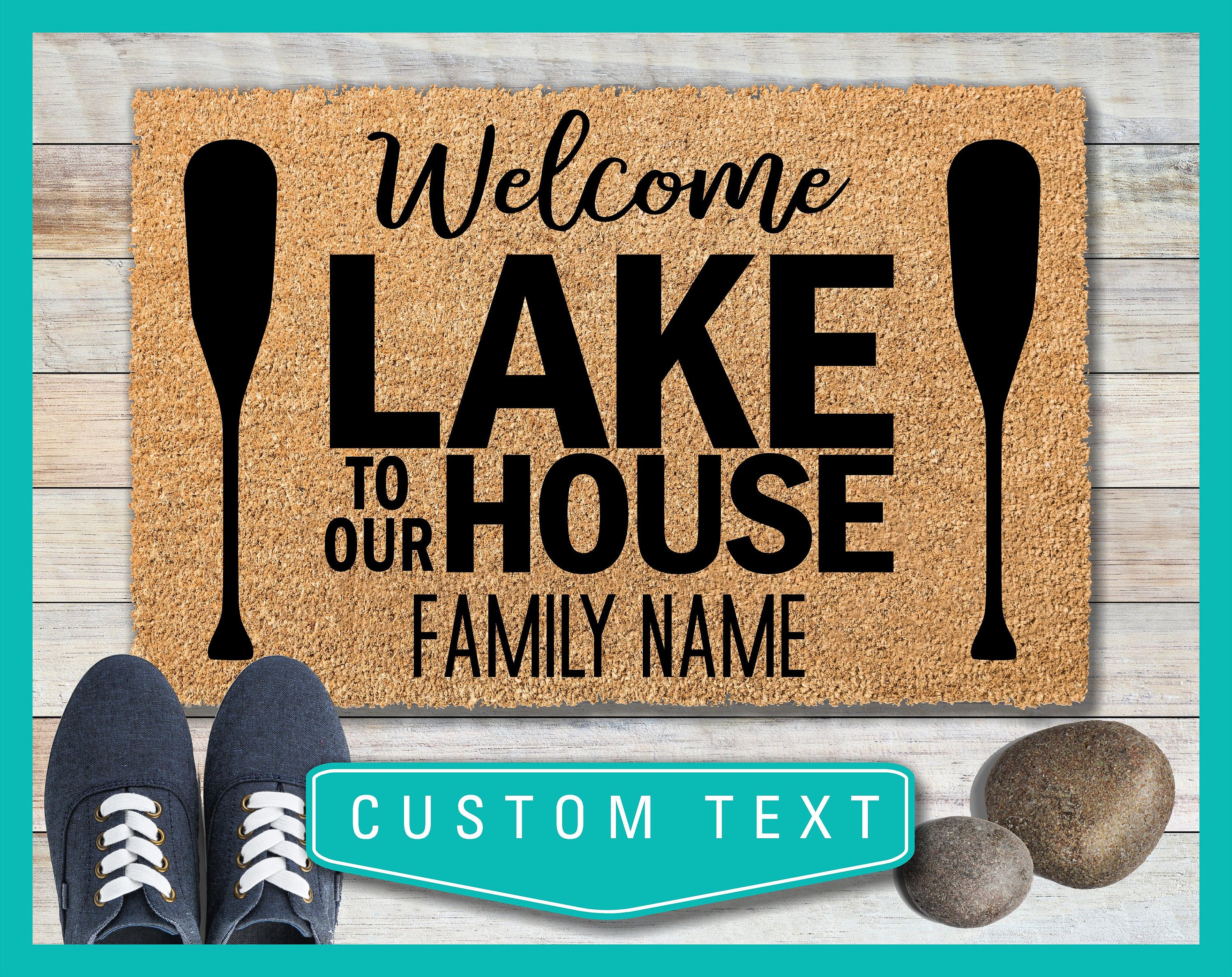 Lake House Custom Doormat Home Decor Doormat Etsy UK