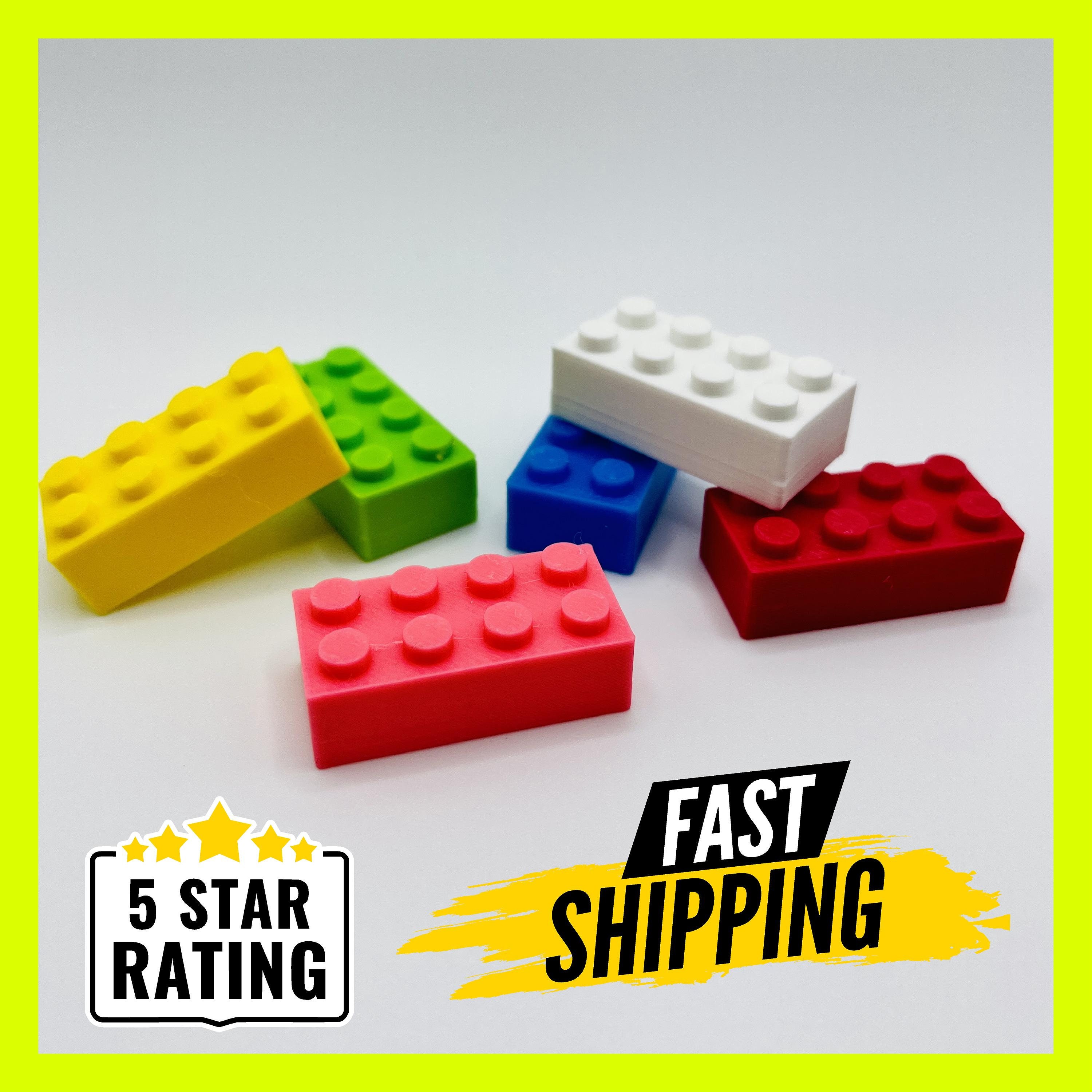 Set or 6 Bricks for Cake Decoration, Birthday Brick Cake Topper, Brick Cake Decoration, Birthday Cake