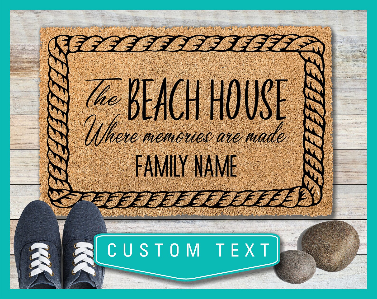 Beach House Custom Doormat Home Decor Doormat Etsy