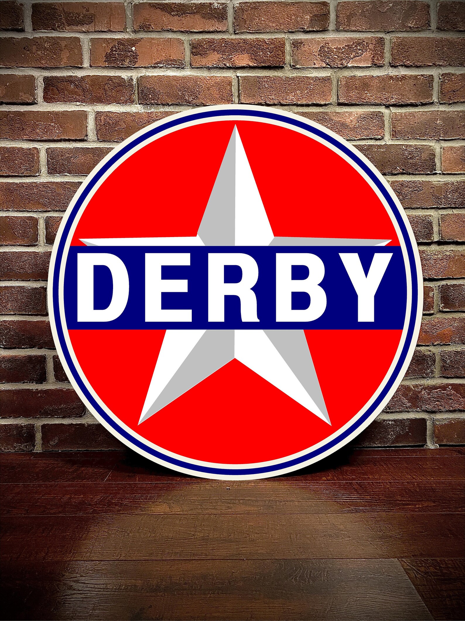 Derby Oil Gasoline Sign HEAVY GAUGE High Quality Etsy