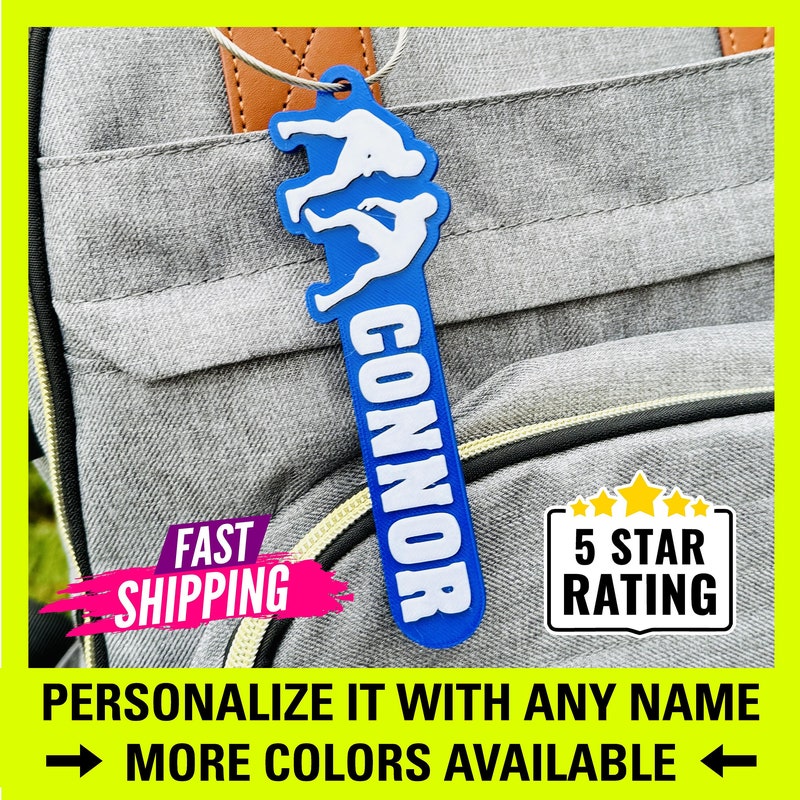 🎅Buy 2 Free Shipping🎅Wrestling Bag Tag, Personalized Wrestling Keychain, Custom Wrestling Name Tag, Wrestling Backpack Name Tag, Custom Wrestling Keychain Name