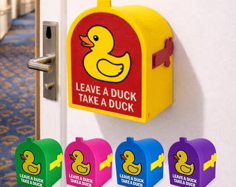 Cruise Duck Mailbox Magnet, Leave a Duck Take a Duck, Magnetic Cabin Door Decor, Cruise Ship Kids Door Decor, Rubber Duck Exchange Box