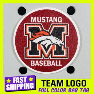 Personalized Full Color 4&quot; Bogg Bag Charm Tag, Custom Photo or Logo, Mom Bogg Bag Custom Photo, Team Photo Bag Tag,  Team Logo Bogg Charm