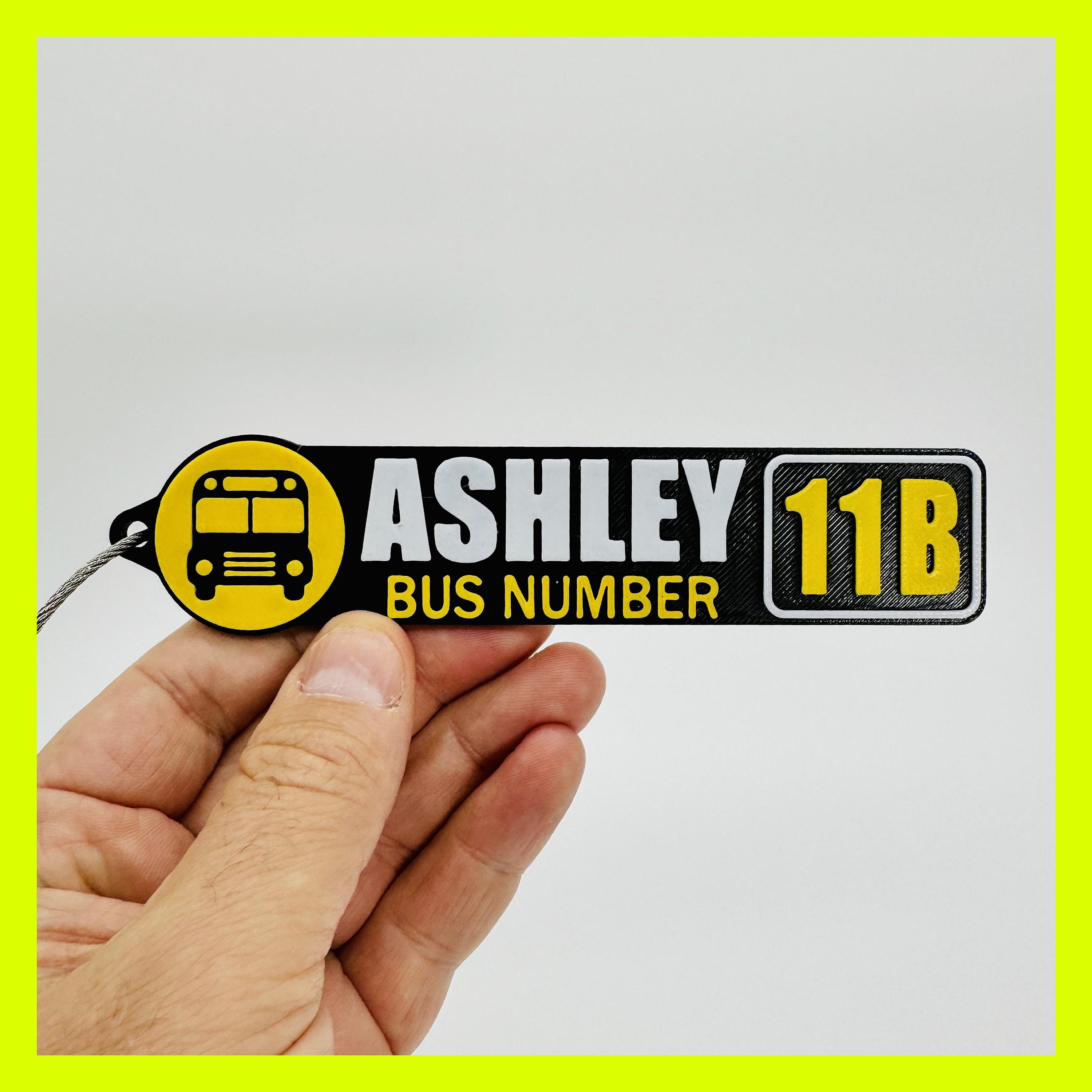 Bus Rider Back Pack Tag, 1st Grade, 2nd Grade, 3rd Grade School Bus ...