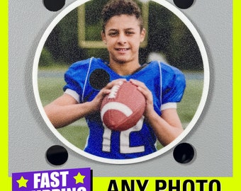 Personalized Bogg Bag Charm: Custom Photo/Logo, Waterproof Team Tag (4")