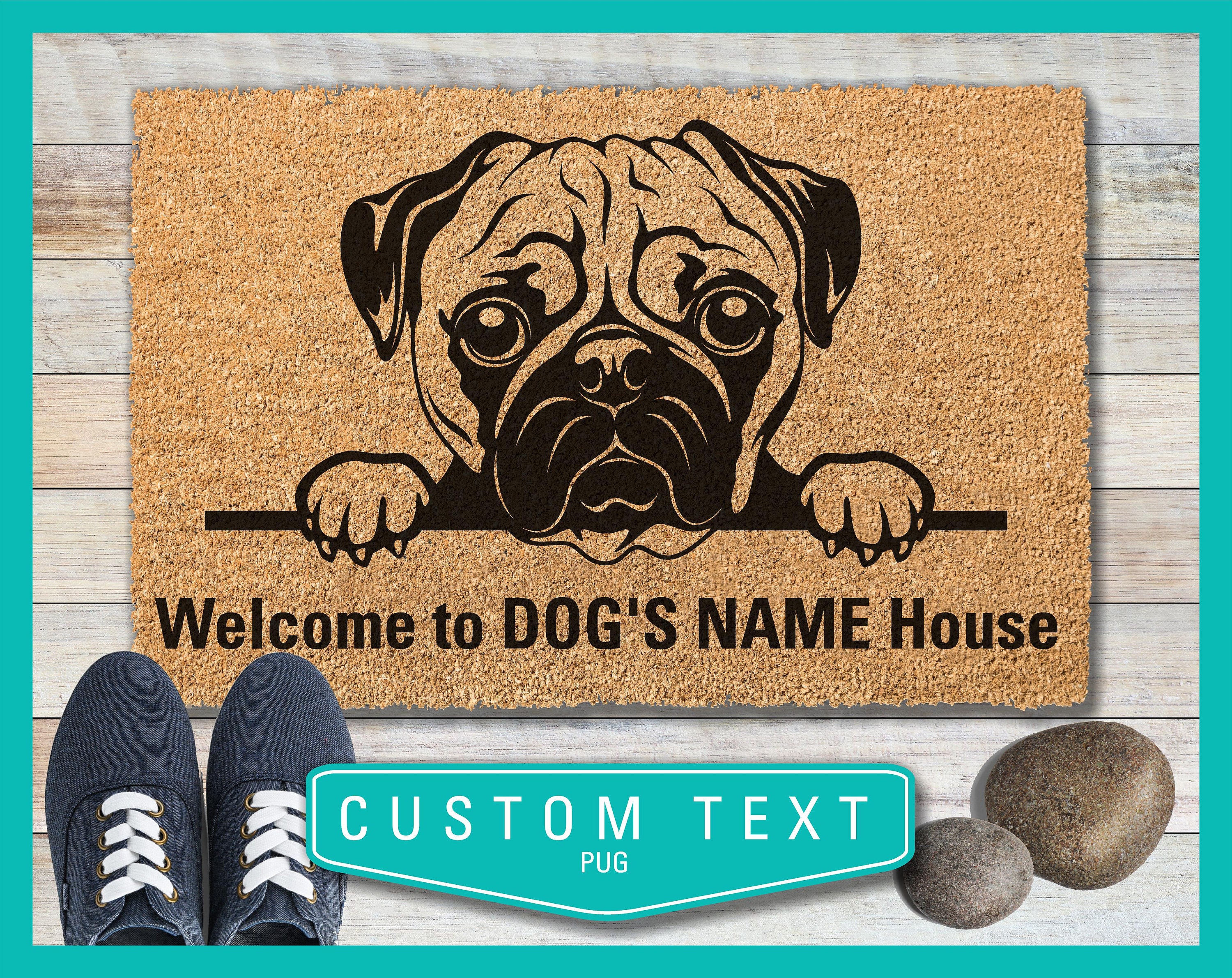 pug doormat