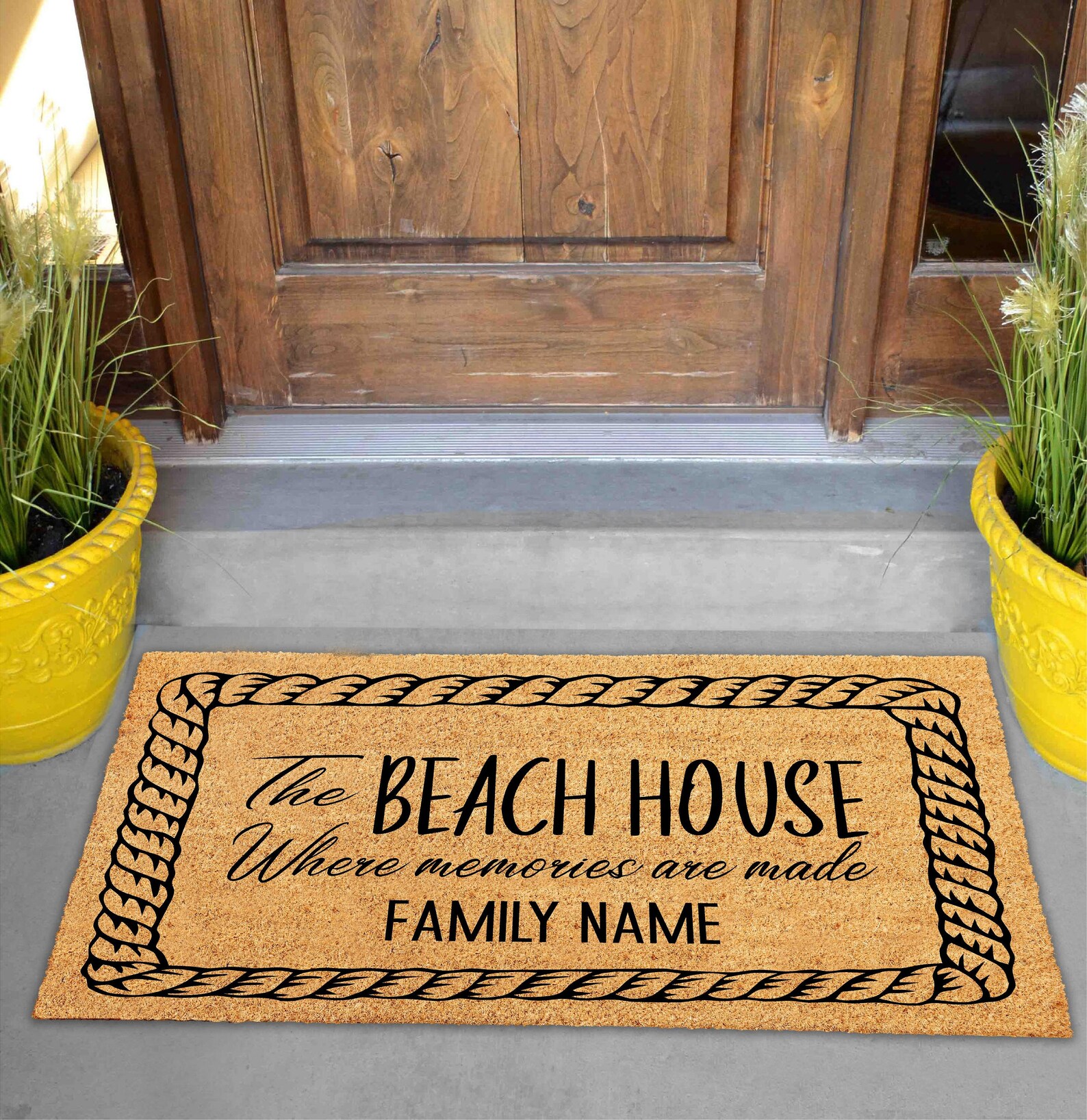 Beach House Custom Doormat Home Decor Doormat Etsy