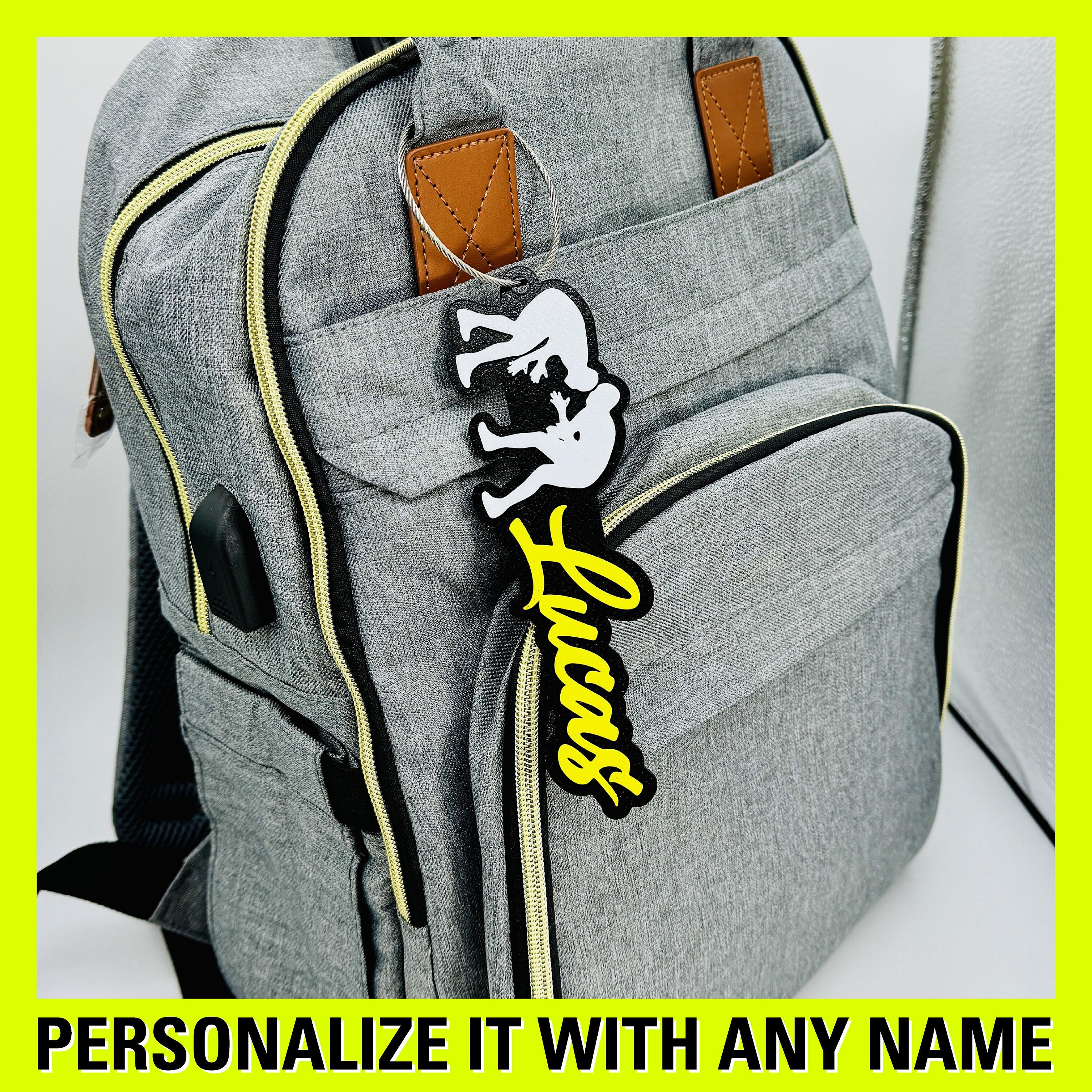 Wrestling Bag Tag, Personalized Wrestling Keychain, Custom Wrestling ...