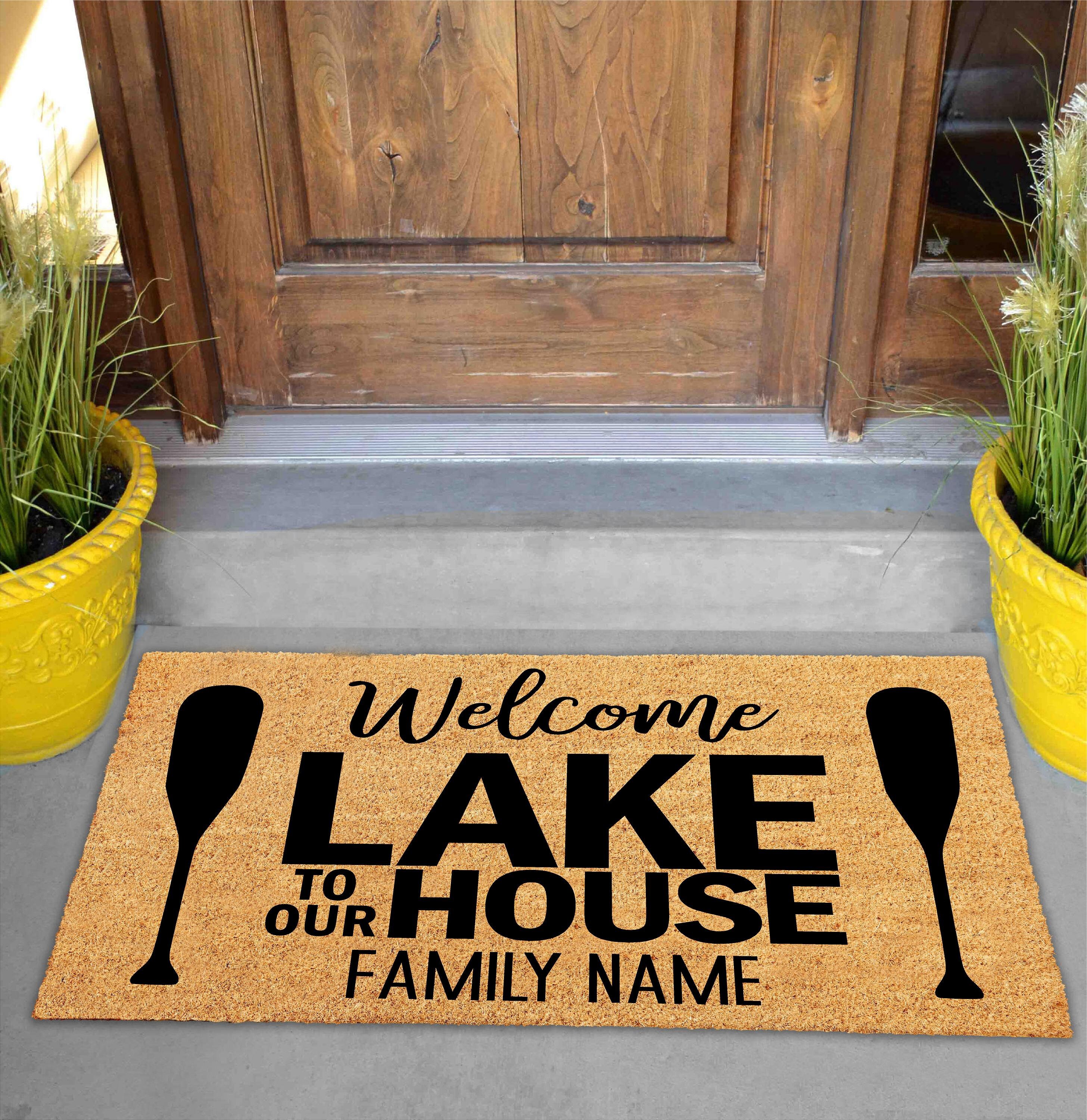 Lake House Custom Doormat Home Decor Doormat Etsy UK