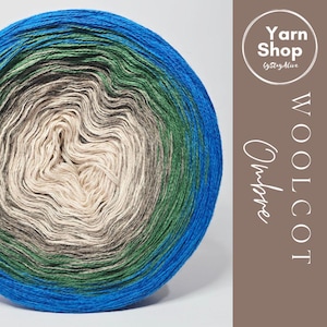 Gradient Wo012 Ombre Yarn Cake Woolcot Extrafine 19-11-22-10