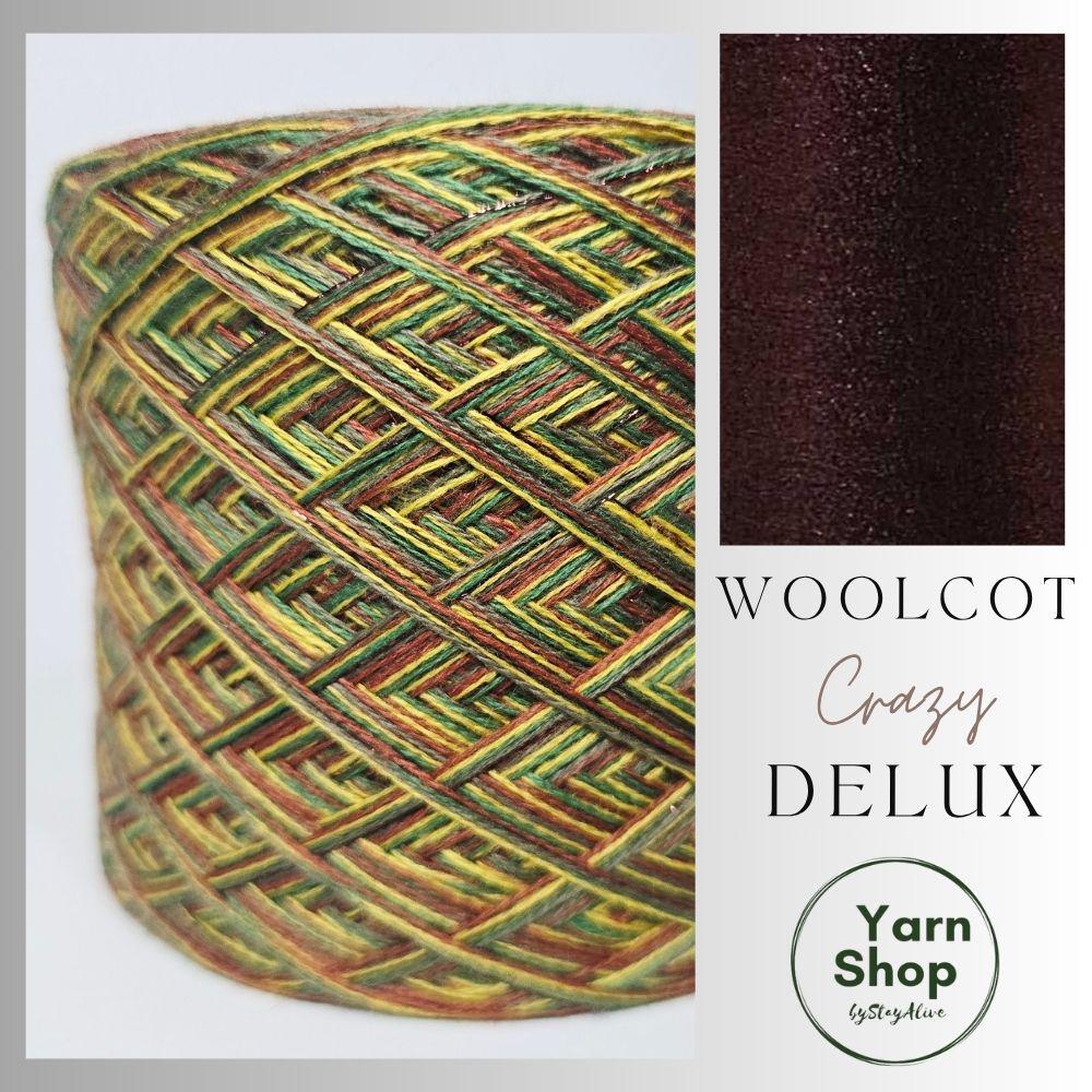 Wdl007 4PLY Crazy Delux Yarn Cake Woolcot Extrafine 3+17+18+22+23