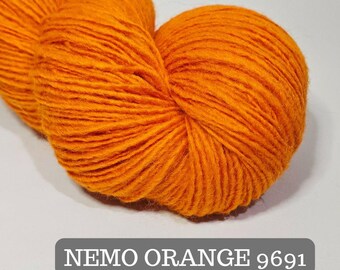 Nemo Yarn - ORANGE - 9691 Alpaca / Wool / Acrylic - Etsy Israel
