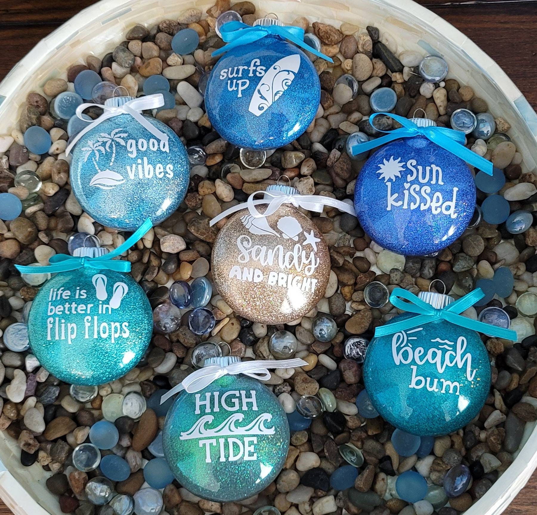 Summer Theme Tree Ornament/Beach Themed Ornament/Summer Tree Etsy