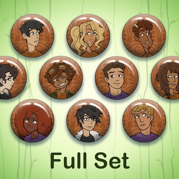 PJO Solo Circle Pin Buttons