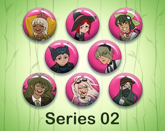 DRV3 Solo Circle Pin Buttons (Series 2)