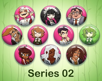 DR1 Solo Circle Pin Buttons (Series 2)