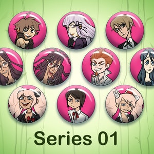 DR1 Solo Circle Pin Buttons (Series 1)