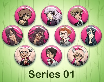 DR1 Solo Circle Pin Buttons (Series 1)