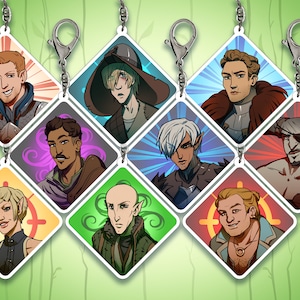 DA Acrylic Charm Keychains