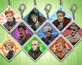 DA Acrylic Charm Keychains