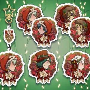FE3H Holiday Charm Keychains