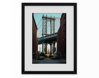 New York Manhattan Bridge Dumbo City Print Digital Download