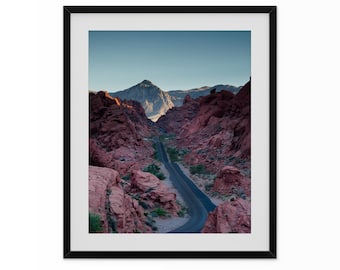 Valley of Fire State Park Desert Landscape Photography Print Digital Download for Wall Art