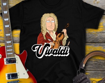 Antonio Vivaldi Shirt, Compositeur T-Shirt, Vivaldi Gift, Classical Music Gift, Chemise de musique classique, Cadeau compositeur