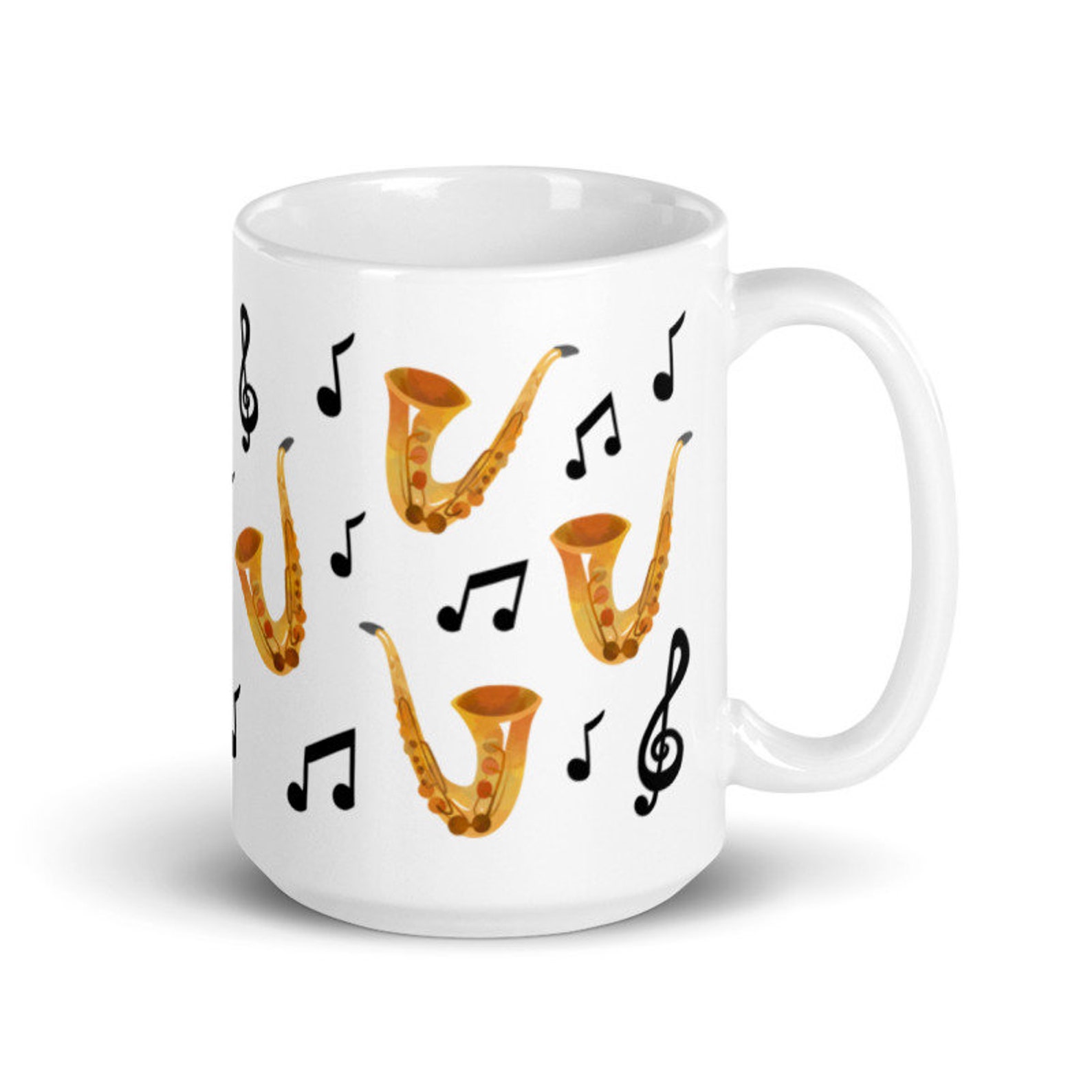 Saxophone Mug Saxophone Gifts Saxophone Player Gift Etsy