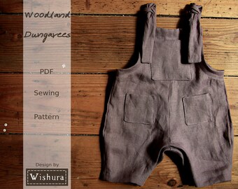 baby linen dungarees