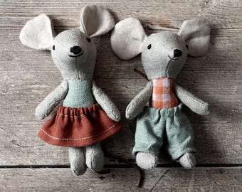 Toy Mouse Sewing Pattern pdf, digital pattern with tutorial for beginners