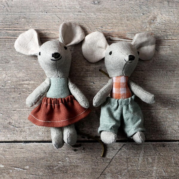 Toy Mouse Sewing Pattern pdf, digital pattern with tutorial for beginners
