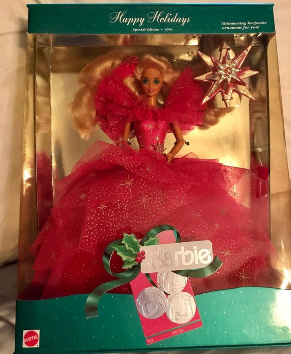 happy holiday barbie 1990
