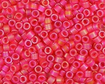 RUBY RED Transparent 45 grams 6//0 E Czech glass Seed E beads BBB