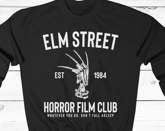 Nightmare on Elm Street Sweater | Horror Movie Gift | Horror Film Club Shirt | Slasher Movie Shirt