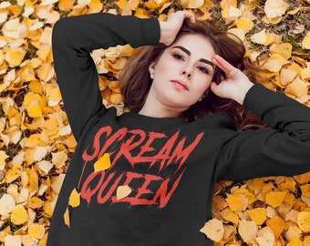 Scream Queen Sweatshirt | Horror Movie Gift | Scream Queens Shirt | Scream Shirt | Scream Slasher Movie Shirt