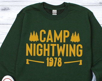 RL Stine Fear Street Shirt, Camp Nightwing 1978 Sweatshirt, Lights Out Goosebumps Shirt, Horror Book Lover Gift