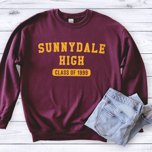 Sunnydale High School Sweatshirt | Buffy The Vampire Slayer Shirt | Buffy Shirt | Sunnydale Tshirt | Sunnydale Sweatshirt