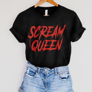 Horror Movie Shirt Scream Queen Funny Halloween Shirt