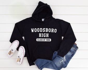 Scream Movie Sweater | Woodsboro High Sweater | Horror Movie Gift | Oversized Hoodie