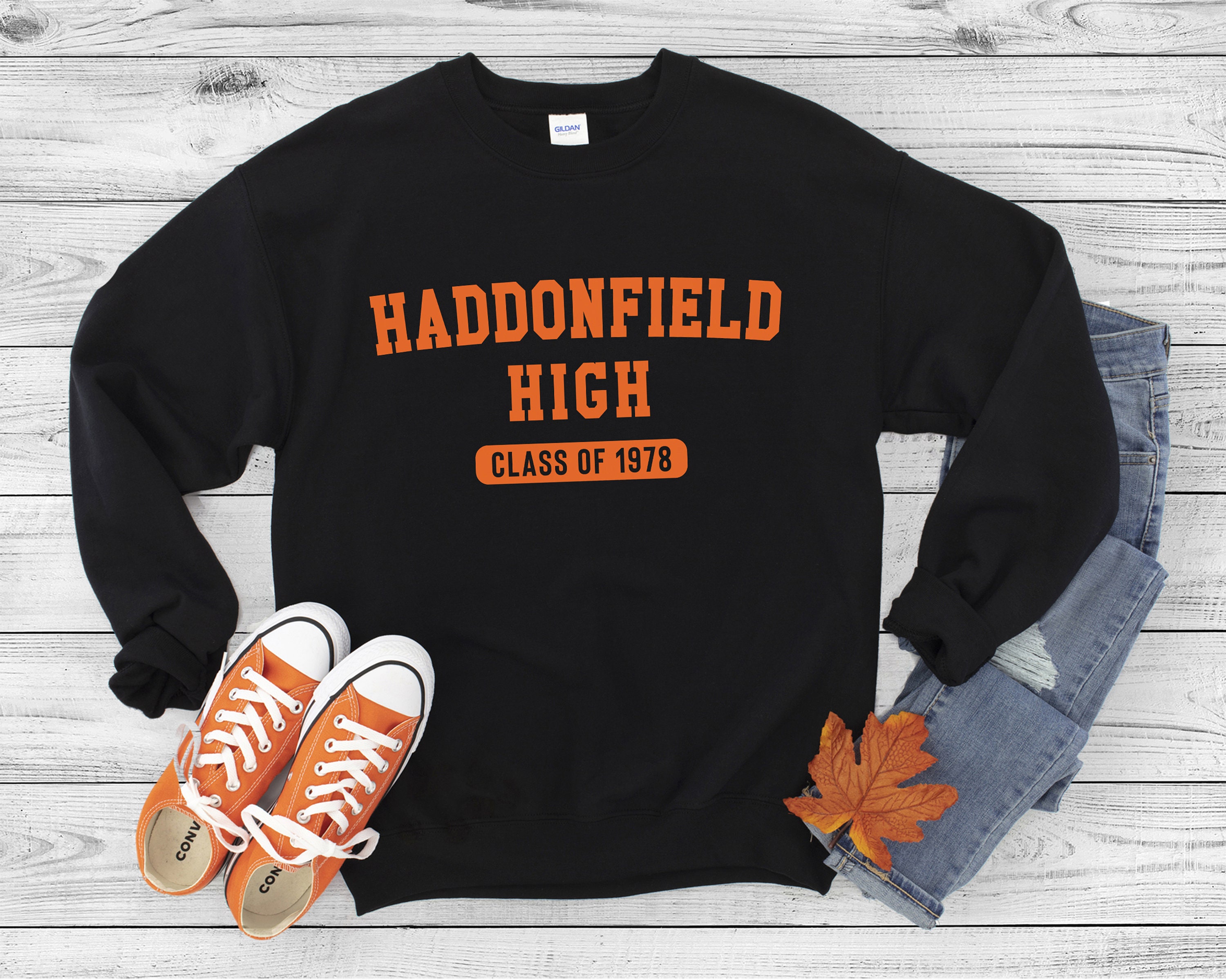 Scary Movie Haddonfield High Halloween Friday the 13th Horror Hoodie Sweatshirt 