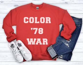Camp Nightwing Color War RL Stine Fear Street 1978 Sweatshirt