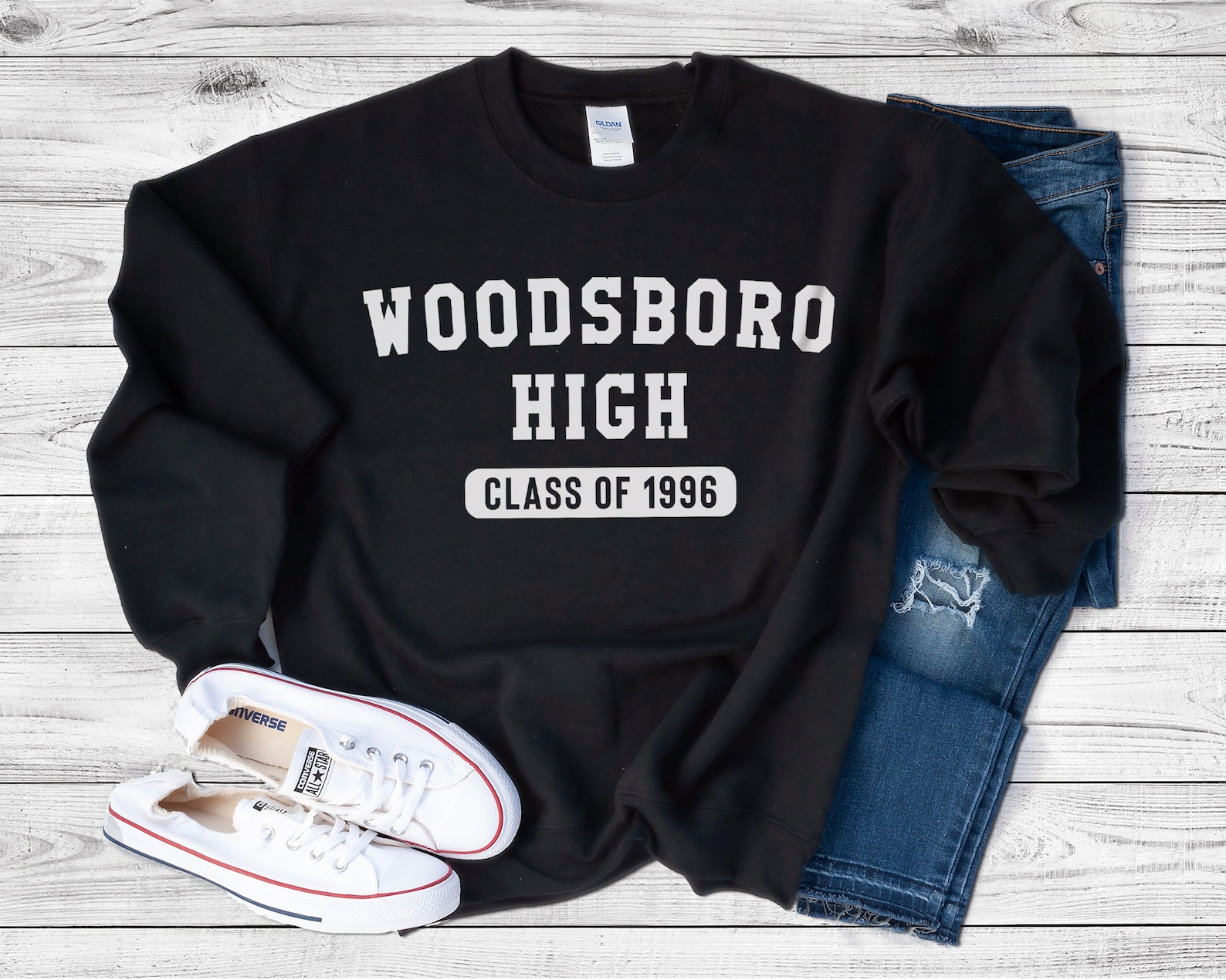 Scream Movie Sweater Woodsboro High Sweater Woodsboro - Etsy