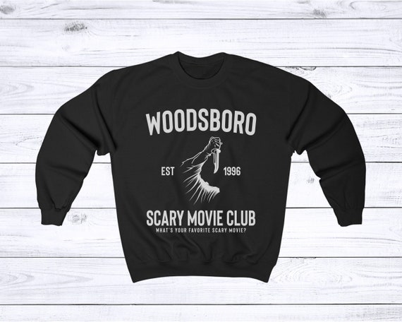 Scream Movie Sweater | Woodsboro Horror Film Shirt | Horror Movie Gifts | What's Your Favorite Scary Movie | Scream Ghostface
