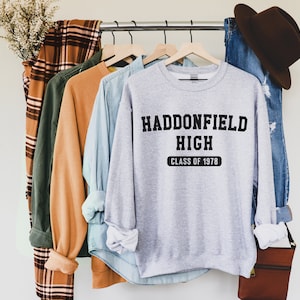 Halloween 1978 Haddonfield High Sweater | Haddonfield High Class of 1978 | Halloween Michael Myers Lamie Lee Curtis Horror Movie Gift image 1