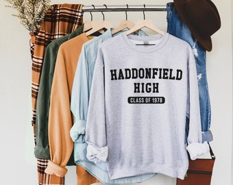 Halloween 1978 Haddonfield High Sweater | Haddonfield High Class of 1978 | Halloween Michael Myers Lamie Lee Curtis Horror Movie Gift