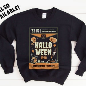 Halloween 1978 Haddonfield High Sweater | Haddonfield High Class of 1978 | Halloween Michael Myers Lamie Lee Curtis Horror Movie Gift image 6