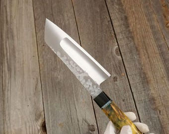 Santoku S-grind high-performance stainless-steel Chef Knife for right-handed use